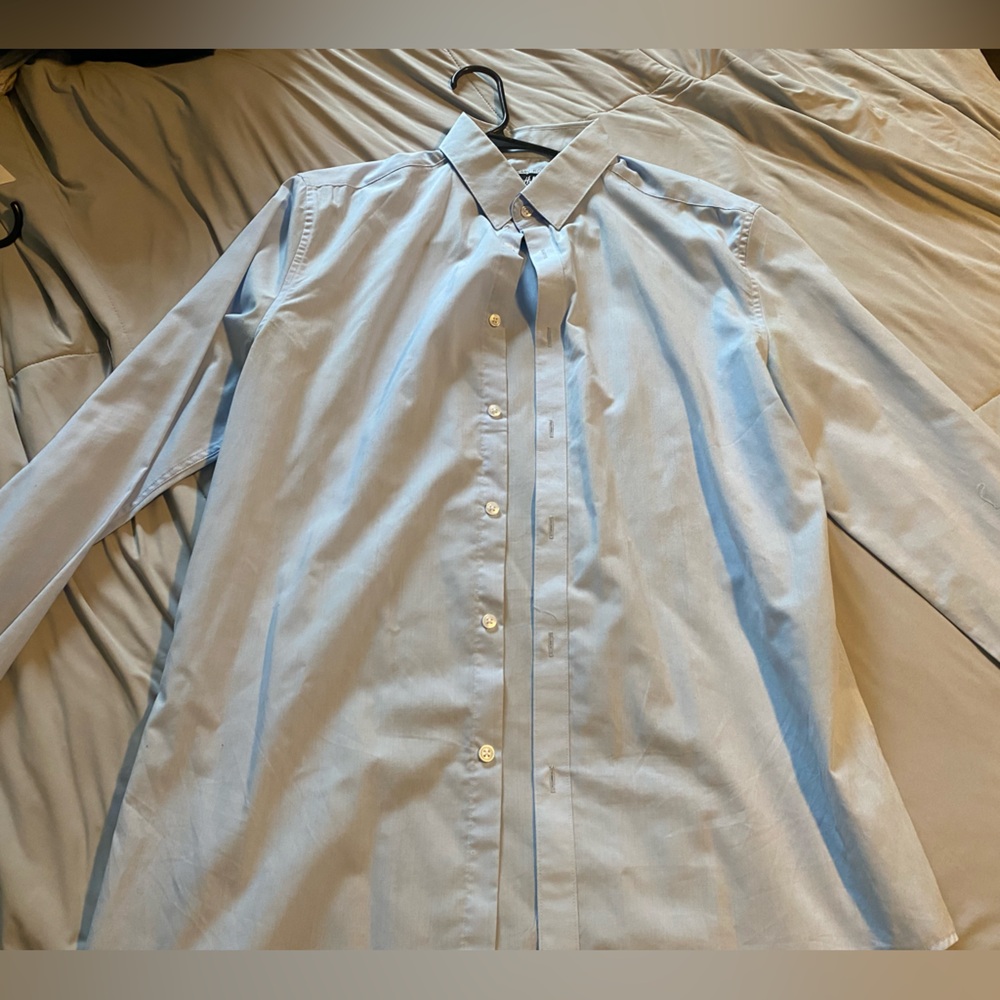 H&M Light Blue Slim Fit Shirt